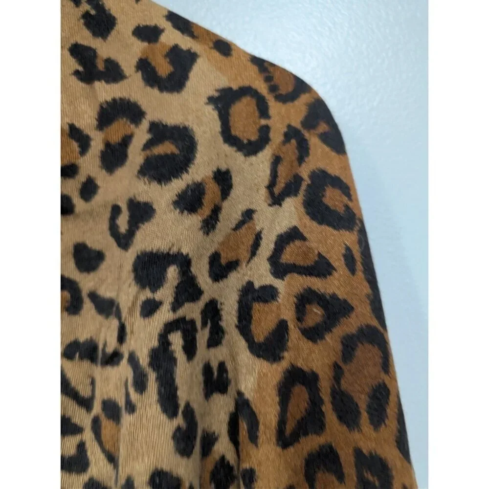 Tashia Pashmina London Women's Leopard Print Shawl Scarf Cashmere Silk Fringe